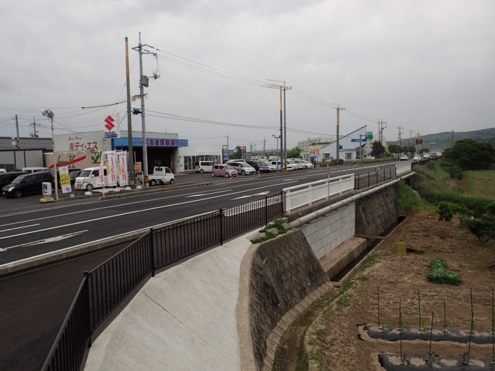 国道9古市橋外構造物補修工事の写真
